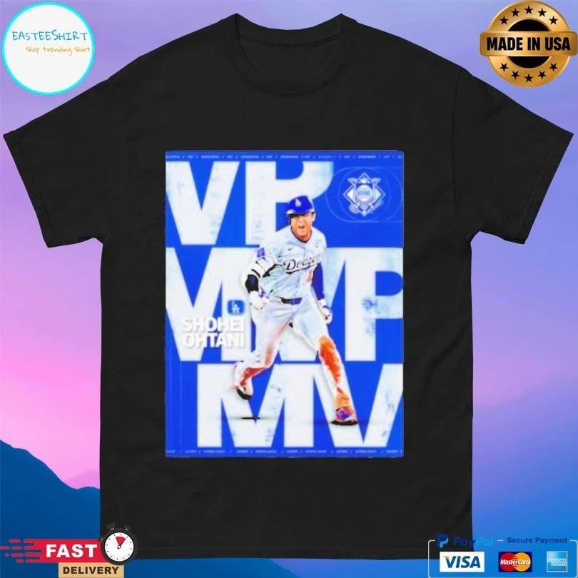 Mvp Shohei Ohtani 4x National League Los Angeles Dodgers T-shirts