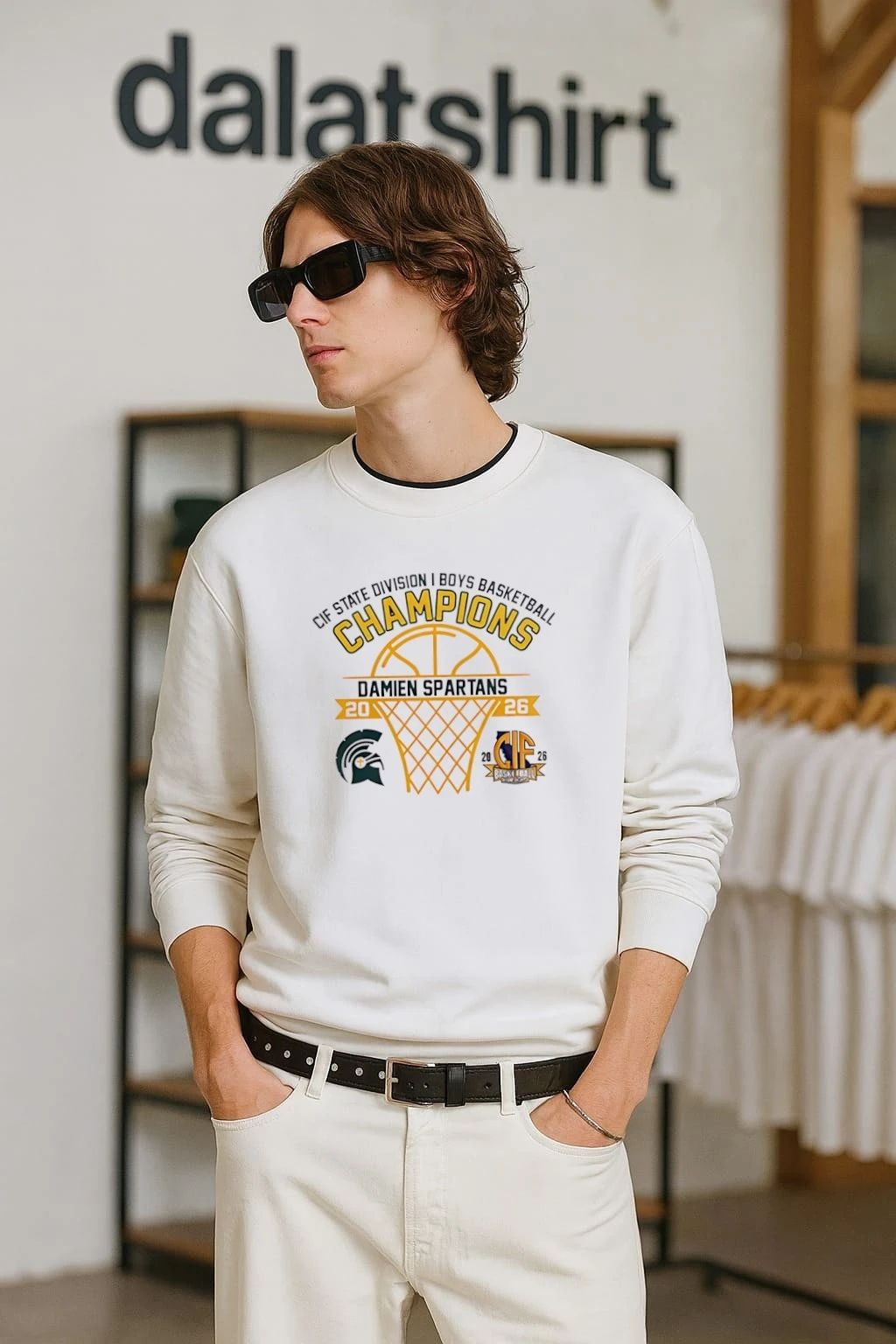 Damien Spartans 2026 CIF State Division I Boys Basketball Champions shirt