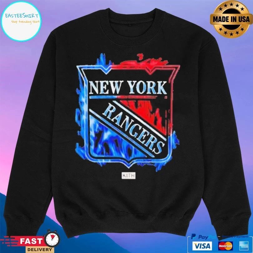 Kith For The New York Rangers Fire Vintage Jones T-shirts