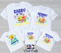 SpongeBob  Personalized Birthday Shirt, Personalized Family SpongeBob