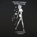 NEW VELVET CHAINS FETISH CLUB DIVE BAR AMSTERDAM TEE SHIRT Sz Mens S - 3XL