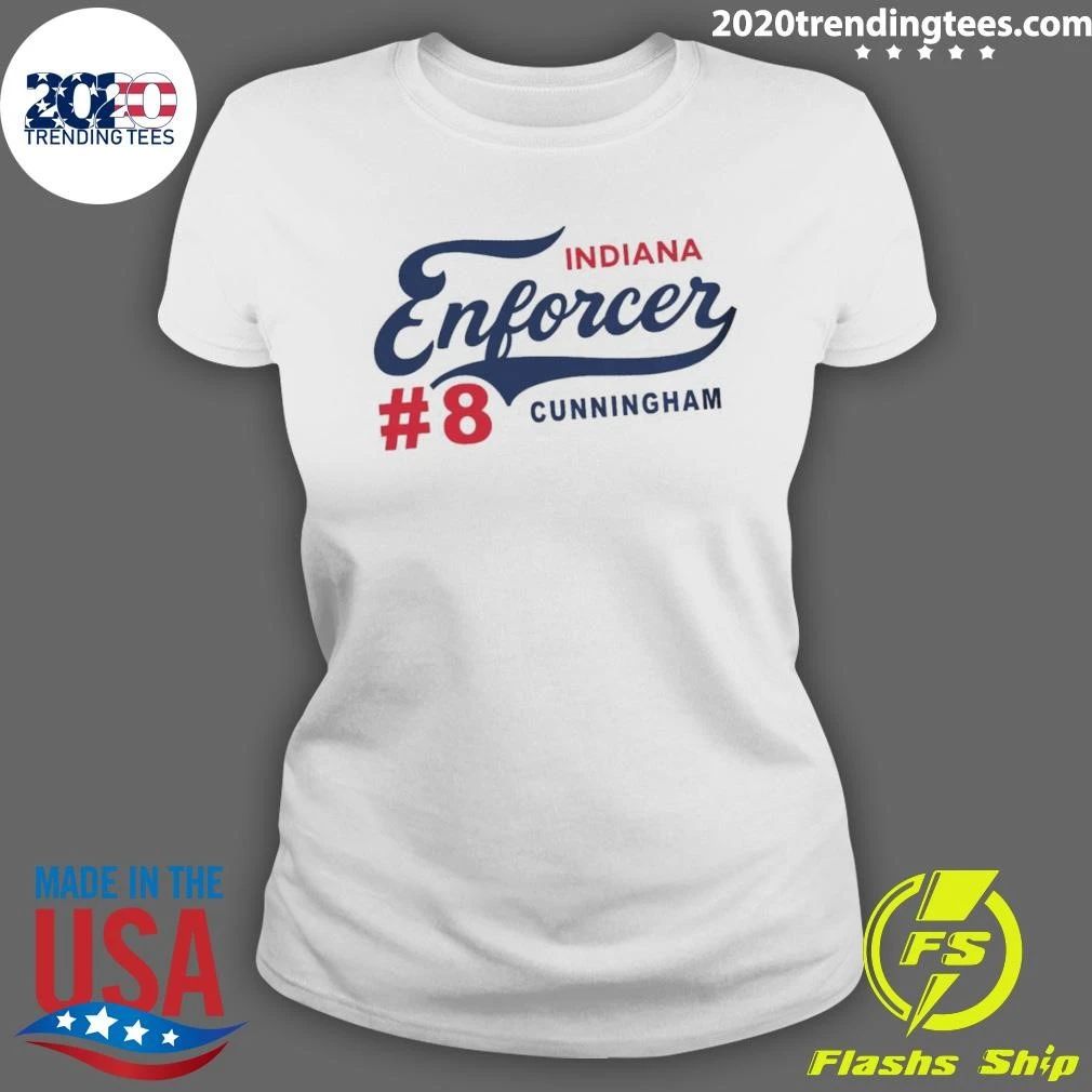 Sophie Cunningham Indiana Enforcer #8 Indiana Basketball Shirt