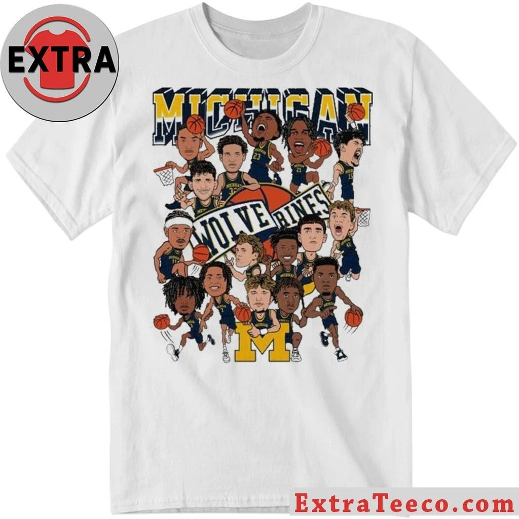 Stadium Family Crowd Kids Michigan Caricature Shirt