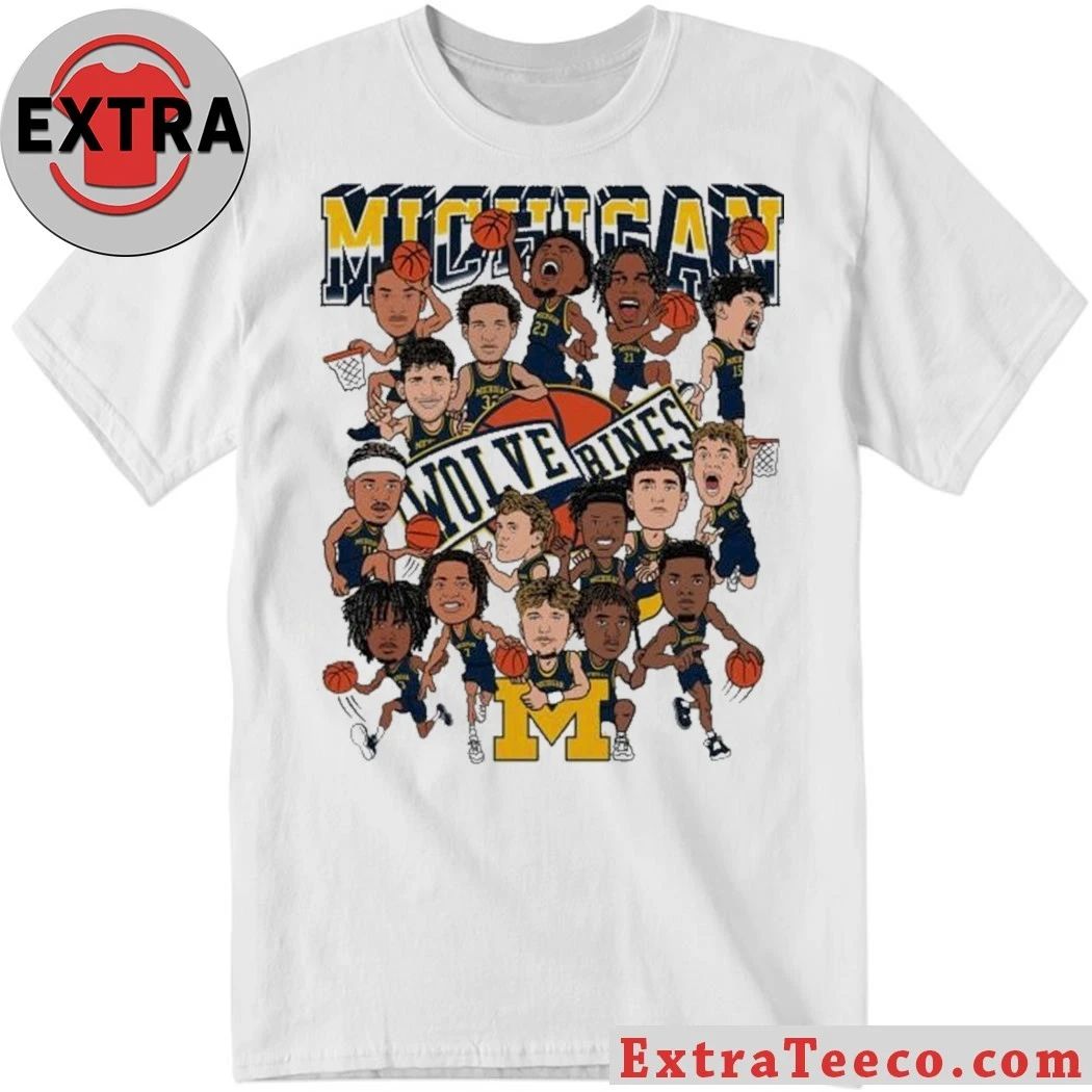 Stadium Family Crowd Kids Michigan Caricature Shirt