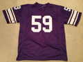 Custom Matt Blair Purple Mesh Football Jersey