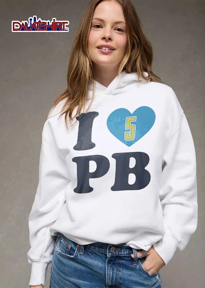 I Heart 5 Pb Turquoise Emblem Bright Golden Typography Shadow shirt