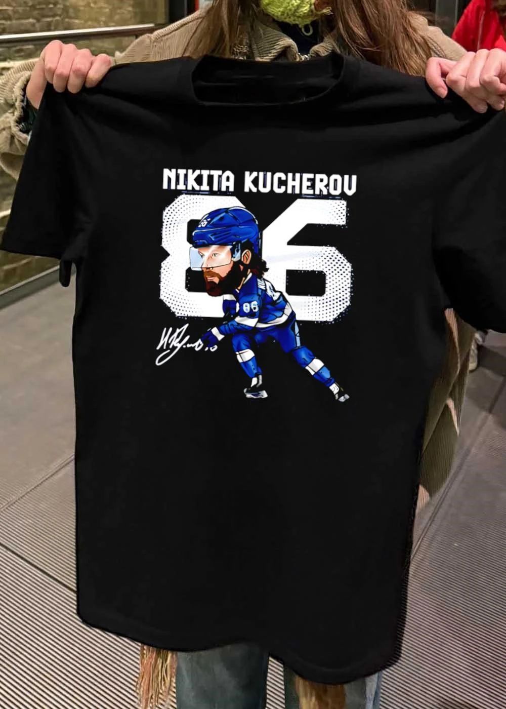 Kucherov Signature Nikita Kucherov 86 Tampa Bay Lightning T-Shirt
