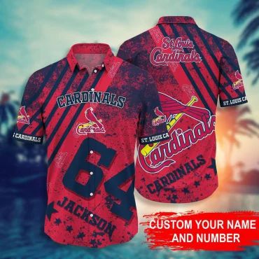 St. Louis Cardinals Custom Vintage Hawaiian Shirt