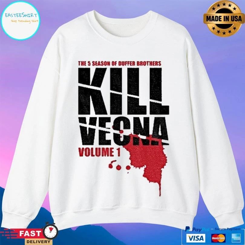 The 5 Season Of Duffer Brothers Kill Vecna Volume 1 T-shirts