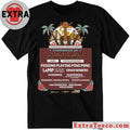 Poster for Tonewood 10 Island Jam, a music festival celebrating the 10th anniversary of Tonewood Brewing Shirt