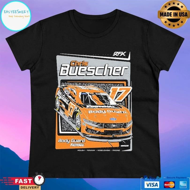 Chris Buescher 2026 17 Body Guard T-shirts