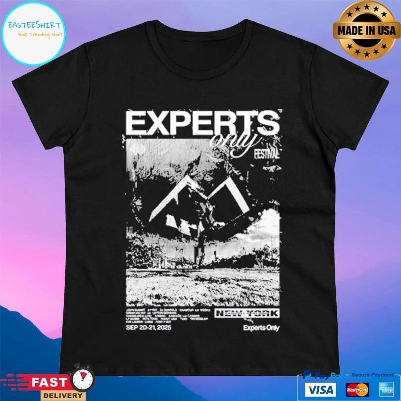 Experts Only Festival Festival New York 2025 T-shirts