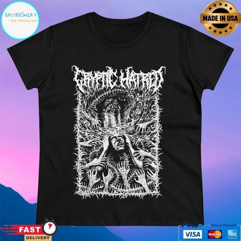 Cryptic Hatred Internal Torment B And W T-shirts