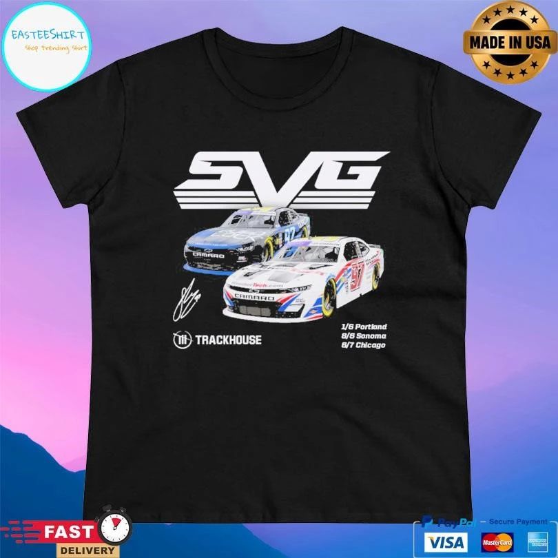 Trackhouse Svg 1 6 Portland 8 6 Sonama 6 7 Chicago T-shirts