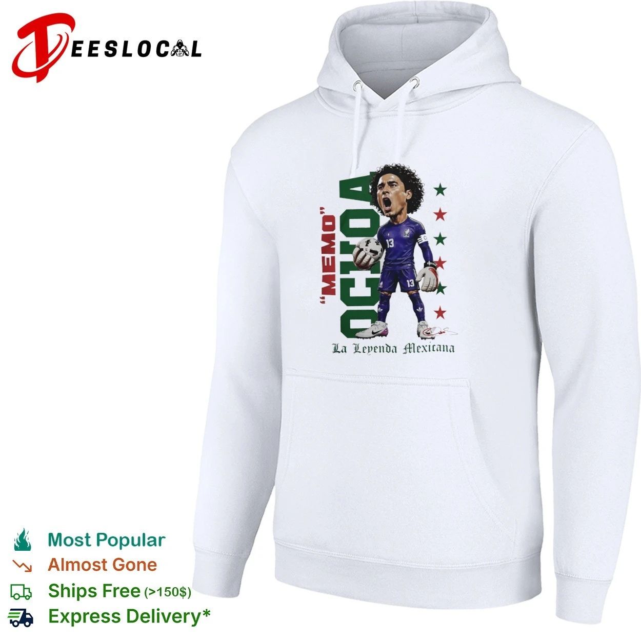 Memo Ochoa Mexico National Team La Leyenda Mexicana T-shirt