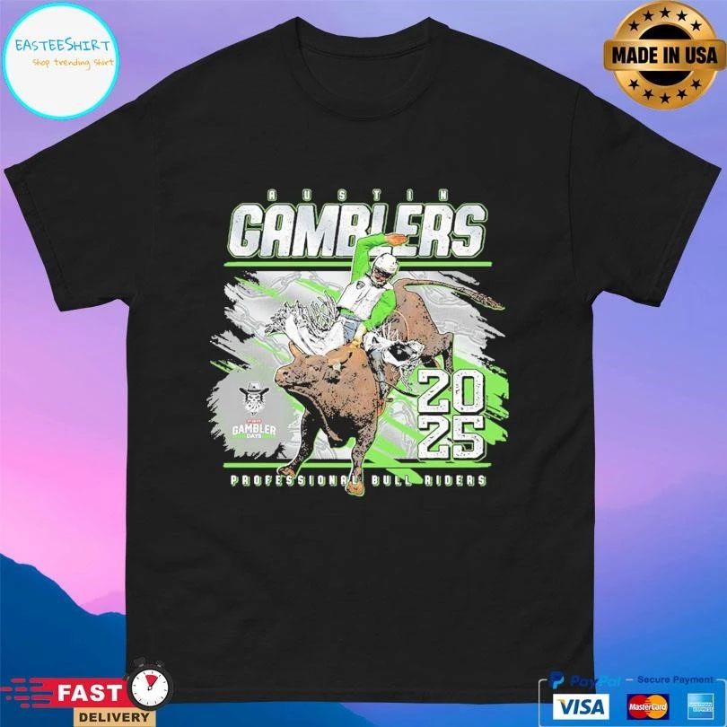 Austin Gamblers 2025 Event Professional Bull Riders T-shirts