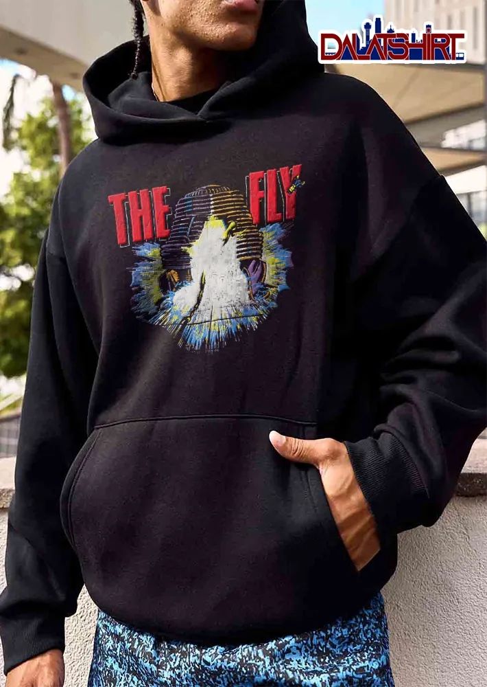 Fly Telepod Glowing Light Burst Sci Fi Horror Poster Art shirt