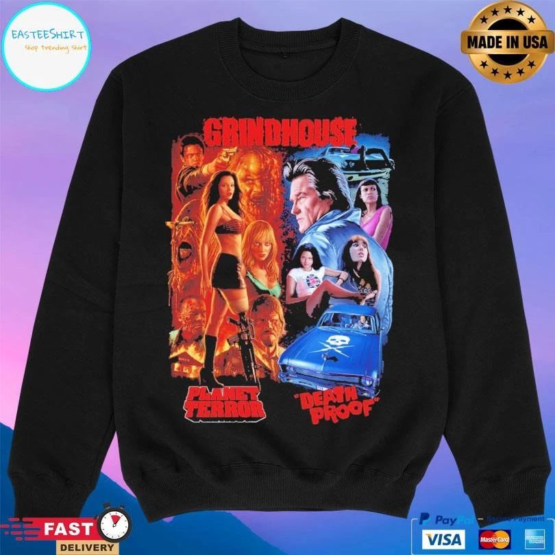 Grindhouse Planet Terror Death Proof Double-Feature Mayhem T-shirts