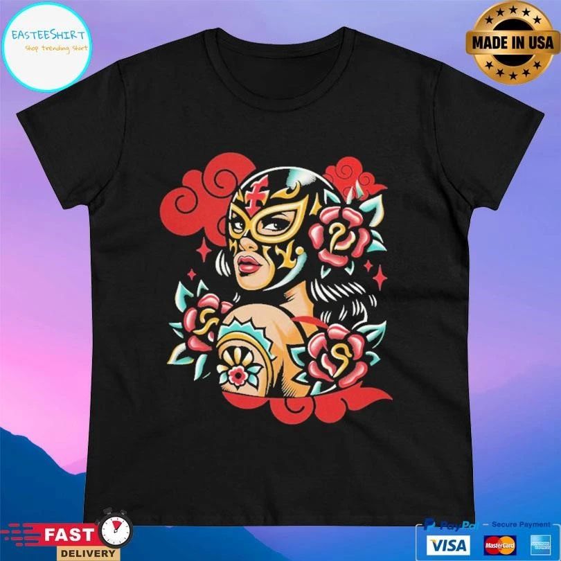 Luchadora Latina Power T-shirts
