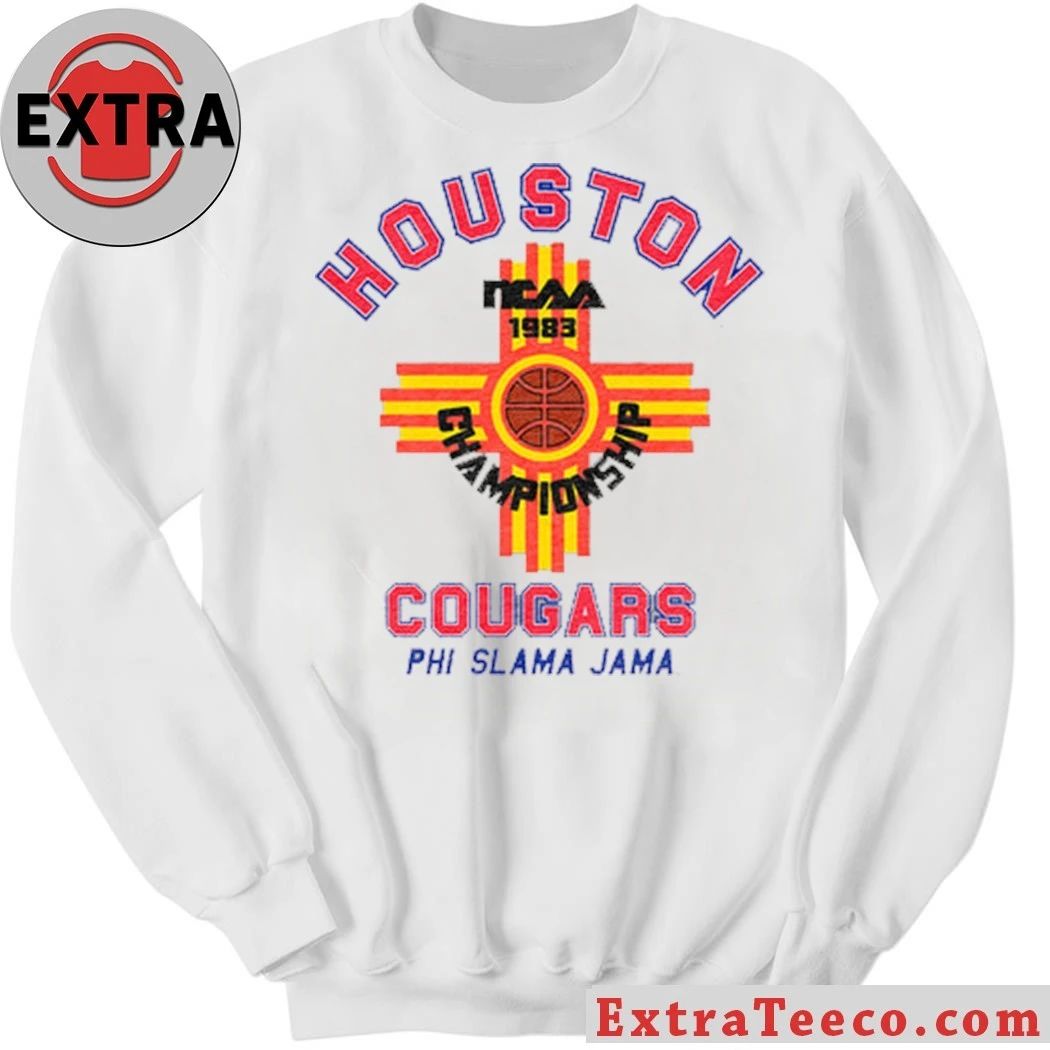 Houston Cougars NCAA ’83 Championship Cougars Phi Slama Jama Final Four Heritage Logo Shirt