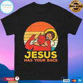 Otis Wrestler Jesus Has Your Back Jiu Jitsu Retro Christian T-shirts