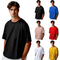 Reichstadt Men's Oversized T-Shirt Solid Trendy Comfortable Various Colors Cool