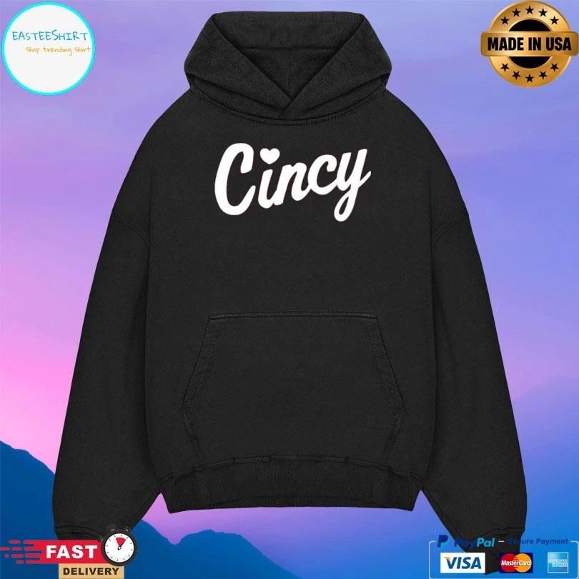 Cincy Script With Heart T-shirts