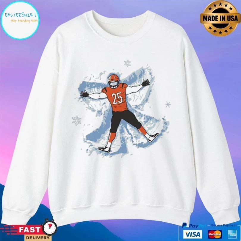 Cincinnati Football Snow Angel T-shirts