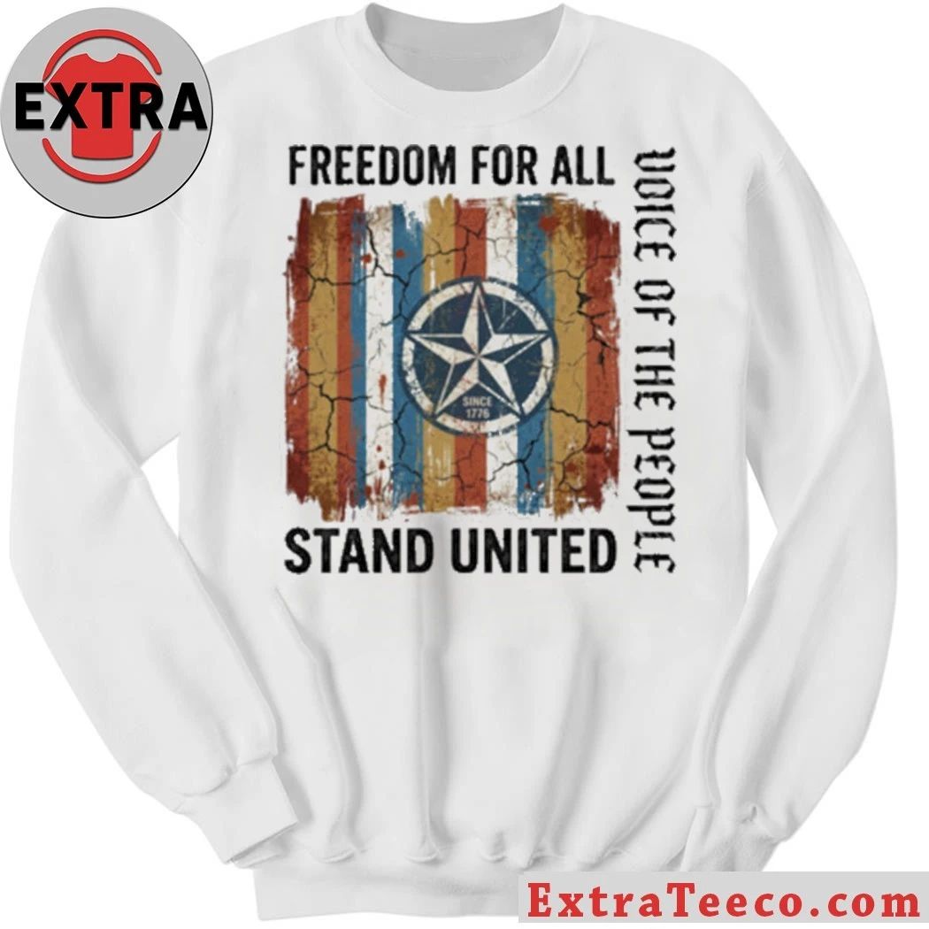 Freedom for All Stand United Vote Of The People Anti-Trump T-Shirt