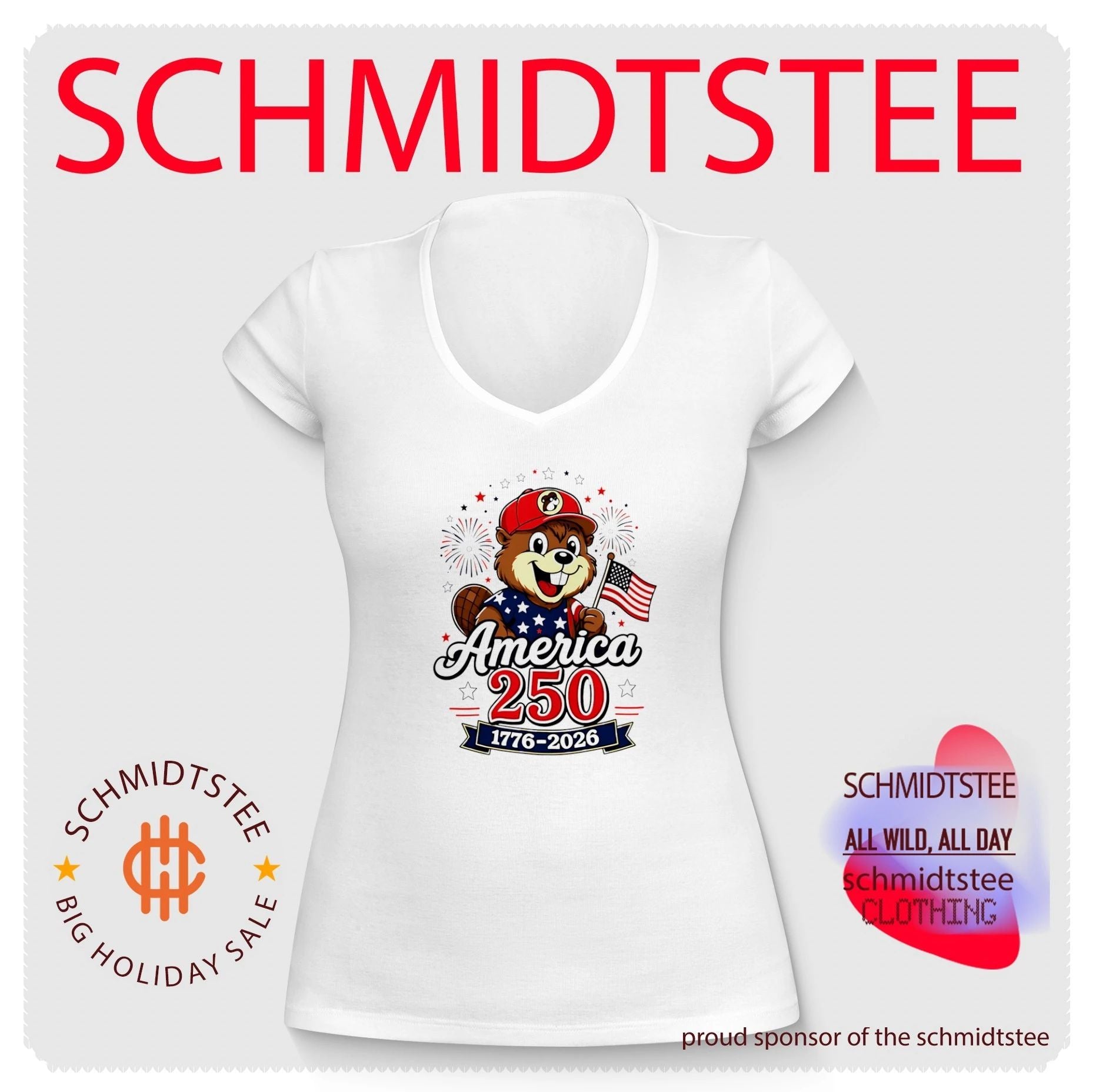 Buc-ee’s 4yh Of July America 250 Celebration 1776-2026 shirt
