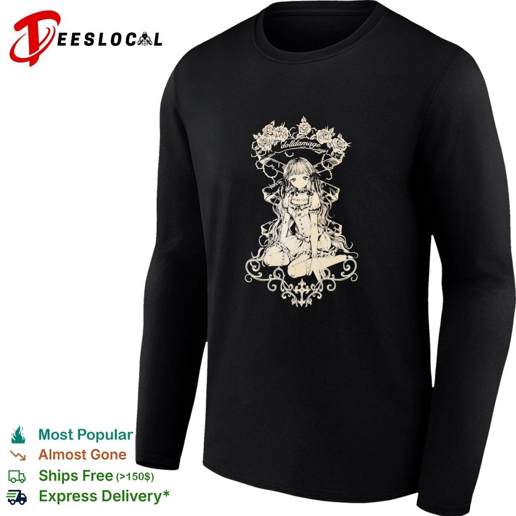 Dolldamage Gothic Lolita Doll with Roses T-shirt