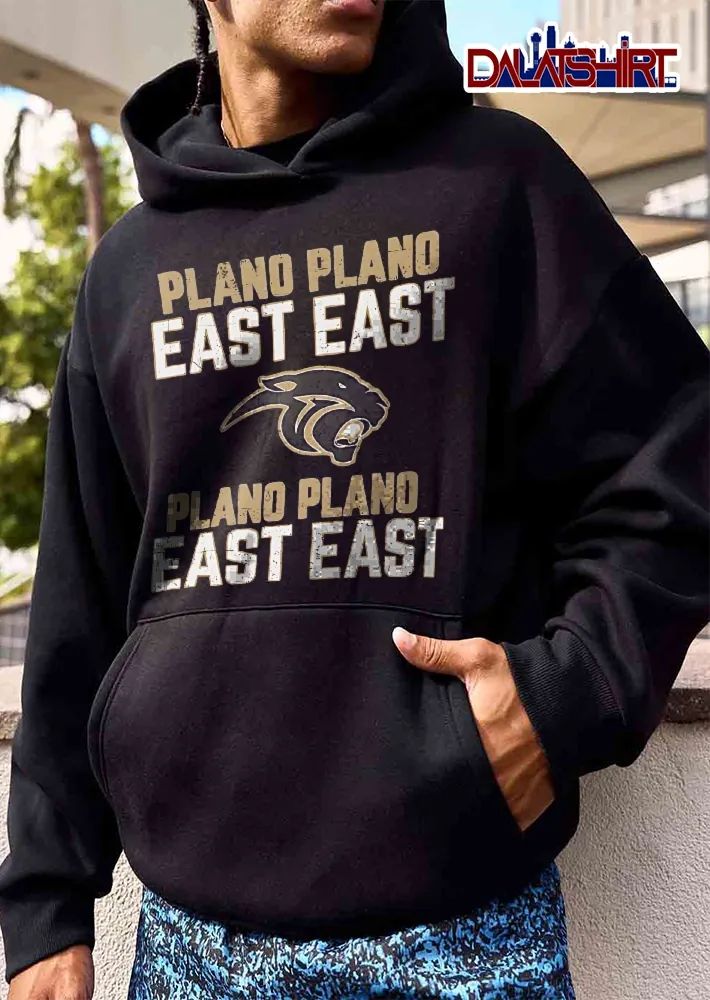 Plano East Panthers Distressed Panther Head Logo shirt