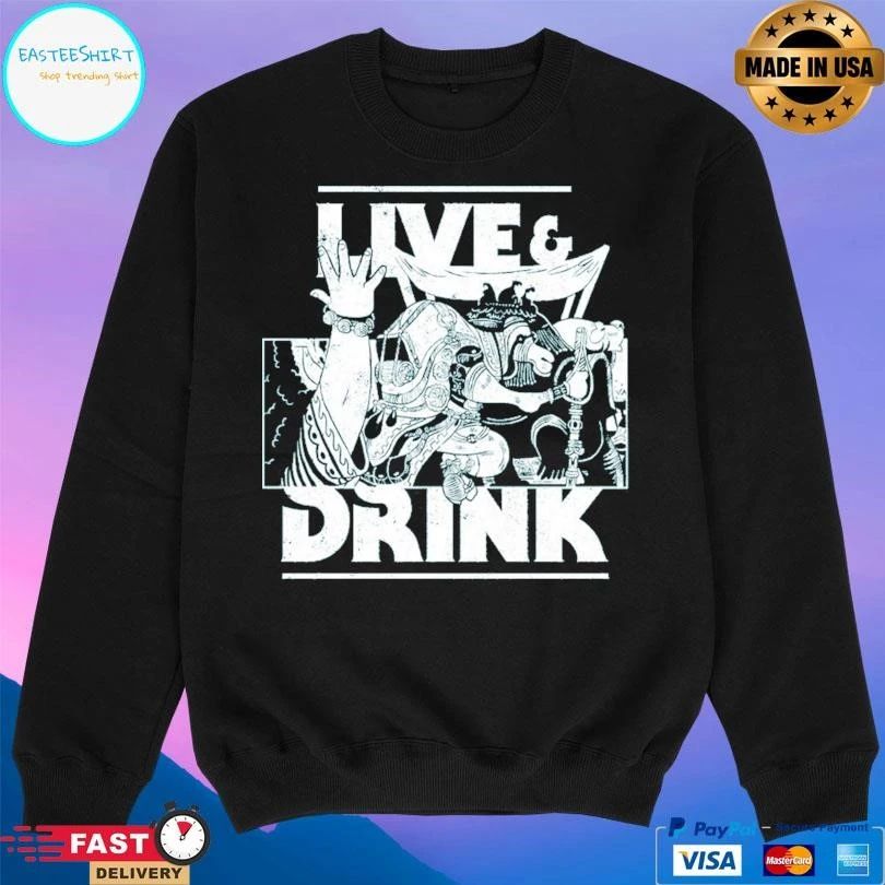 Caves Of Qud Live And Drink T-shirts