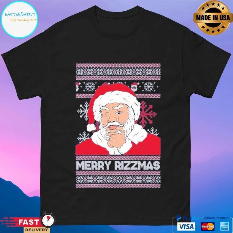Merry Rizzmas Santa Christmas 2025 T-shirts