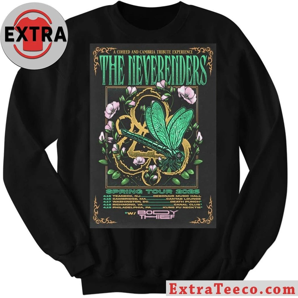The Neverenders Spring 2026 Tour Poster Shirt