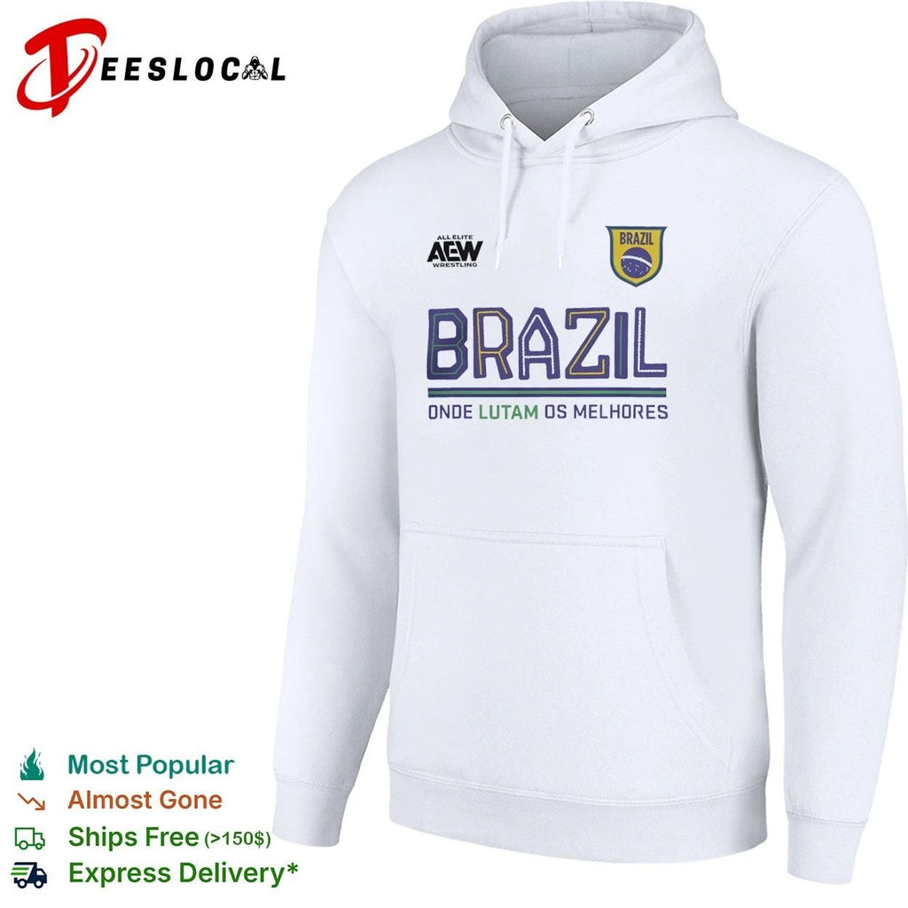 AEW Wrestling Brazil Onde Lutam Os Melhores T-shirt