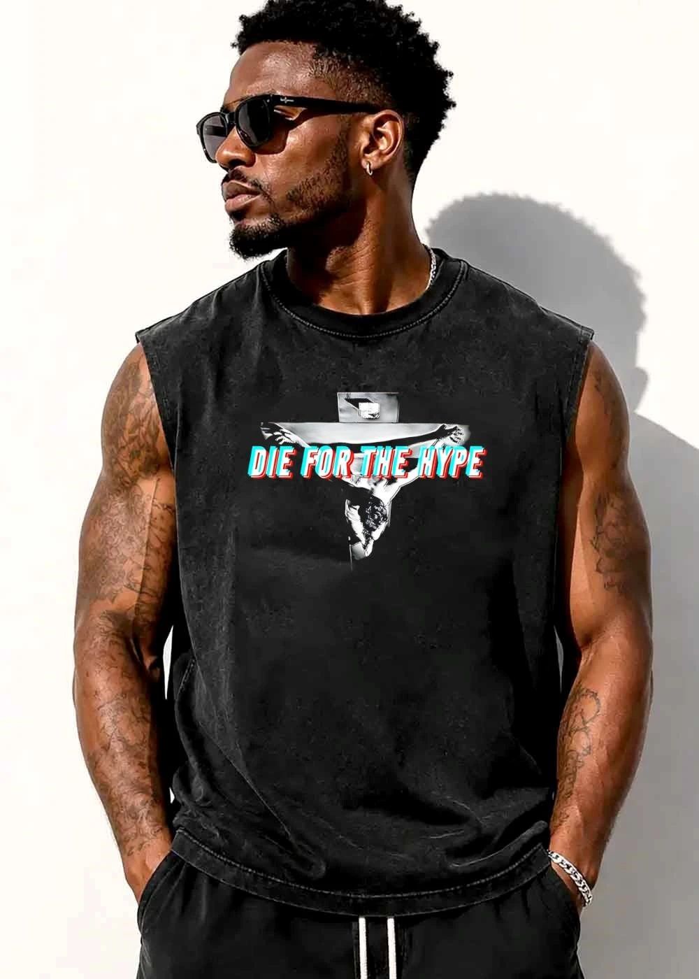 Die For The Hype Jesus Christ Crucified On Cross High Contrast shirt