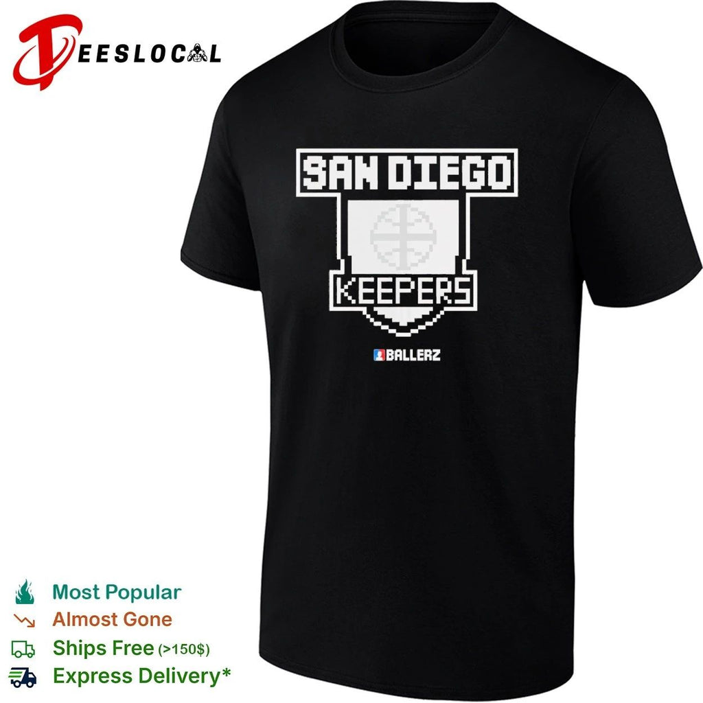 San Diego Keepers Ballerz Soccer Goalkeeper T-shirt