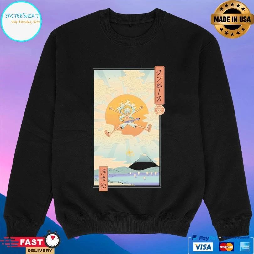 Luffy Gear 5 Pirates Ukiyo-e T-shirts