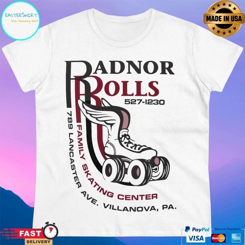 Radnor Rolls 527-1230 Family Skating Center 789 Lancaster Ave Villanova Pa T-shirts