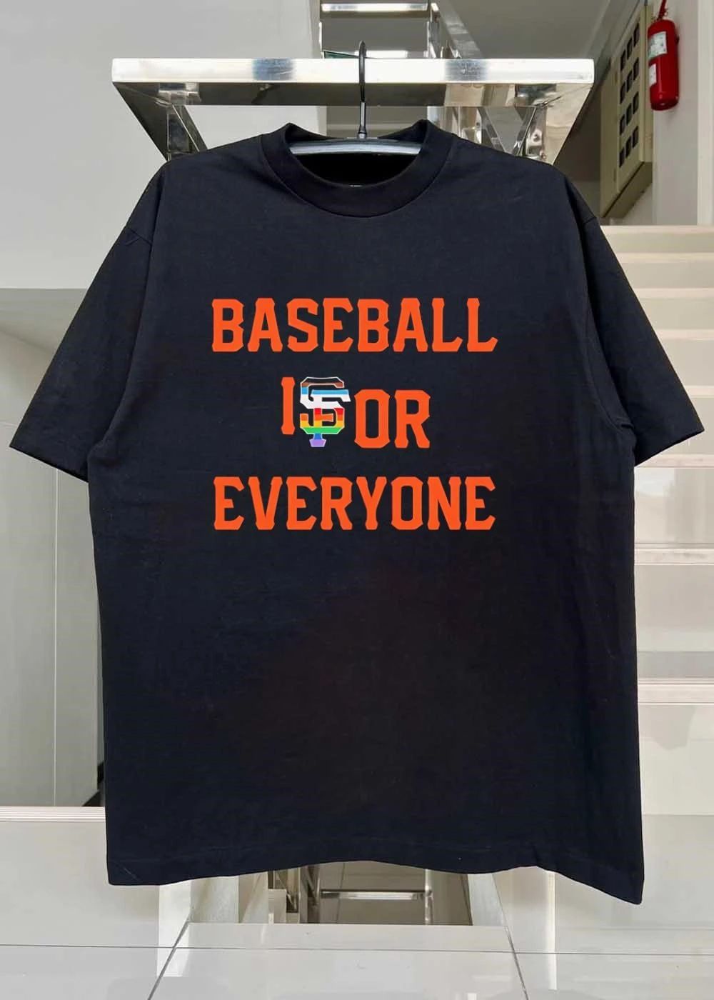 SF Giants Fan Apparel Baseball Is for Everyone San Francisco Giants T-Shirt