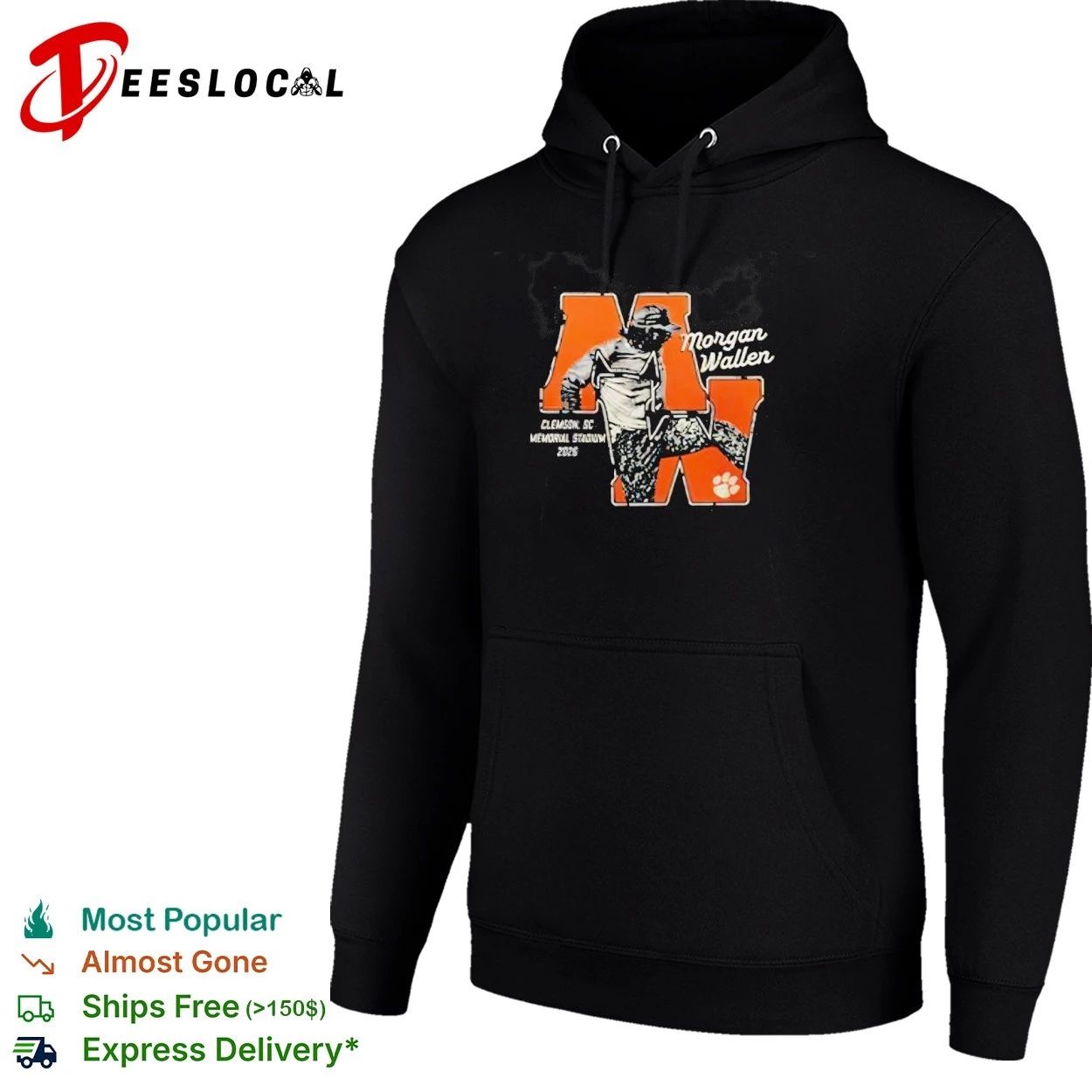 Morgan Wallen Clemson Tigers Still The Problem Tour 2026 Memorial Stadium T-shirt