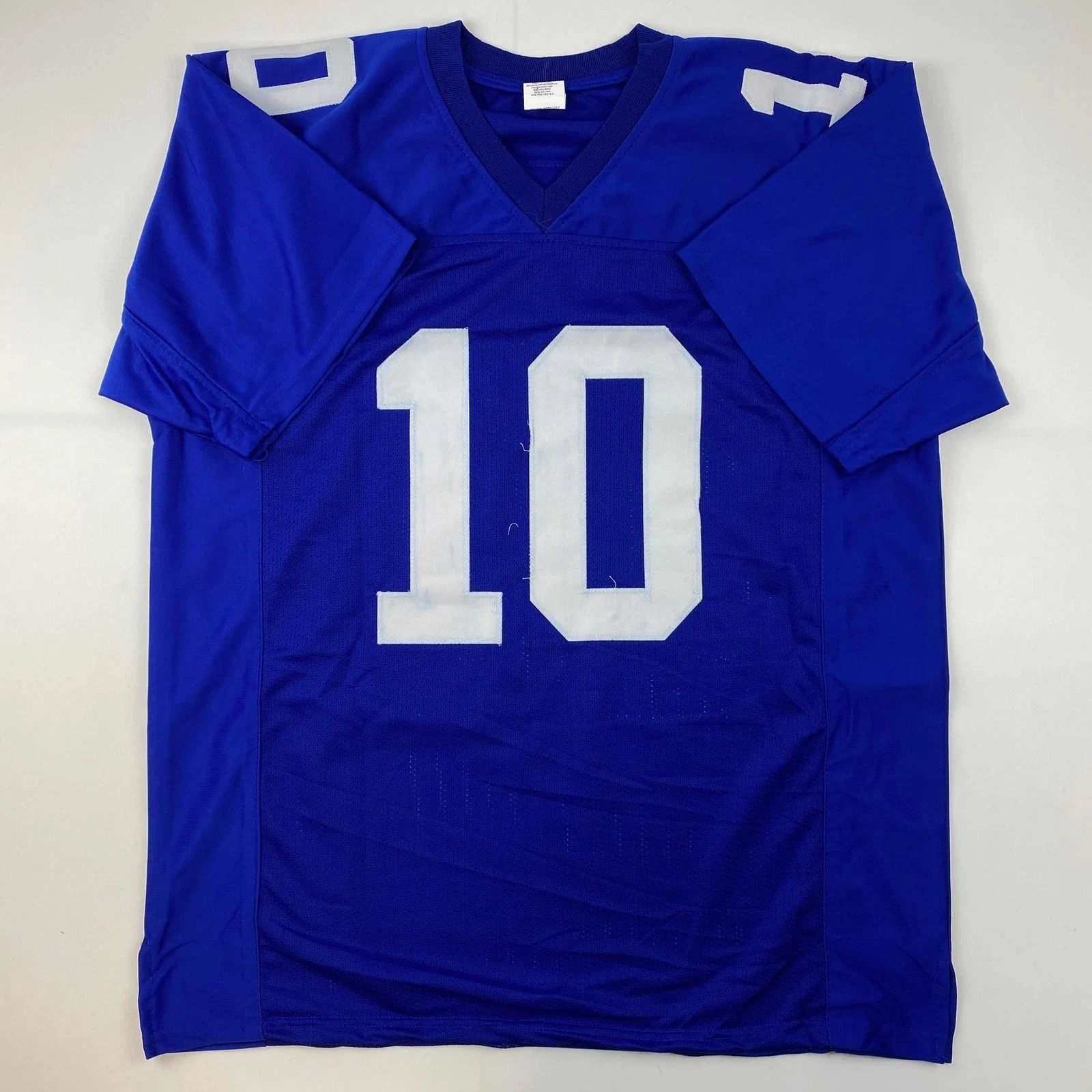 Eli Manning New York Blue Reprint Jersey