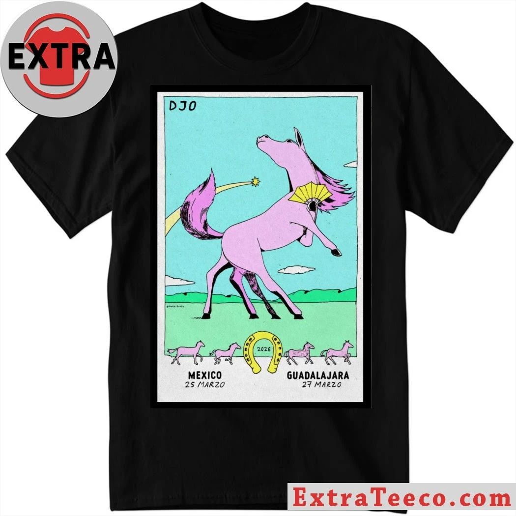 Djo Concert Tour in Guadalajara, Mexico 03.27.2026 Poster Shirt