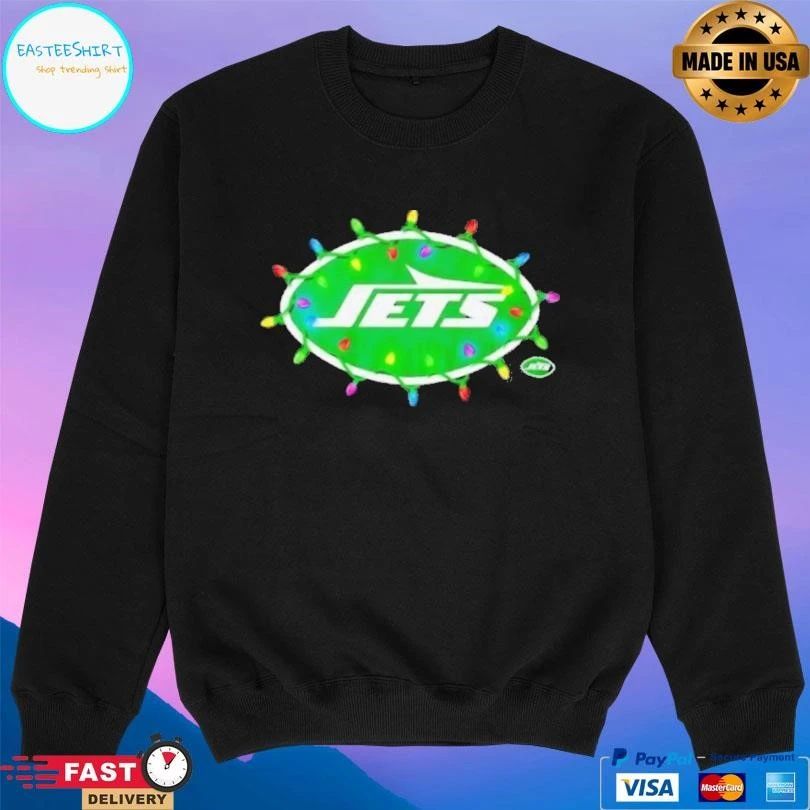 New York Jets Logo Holiday Lights T-shirts