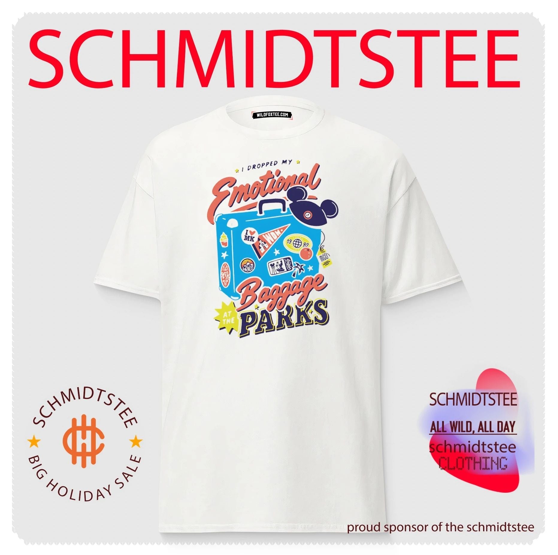 I Dropped My Emotional Baggage at the Parks shirt