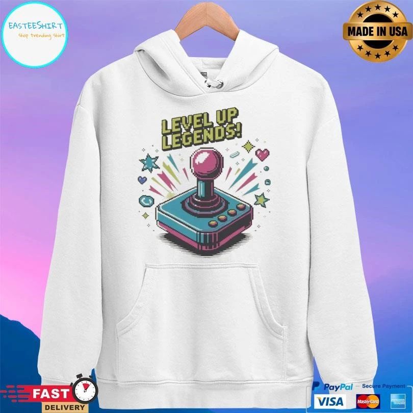 Level Up Legends Gamer T-shirts