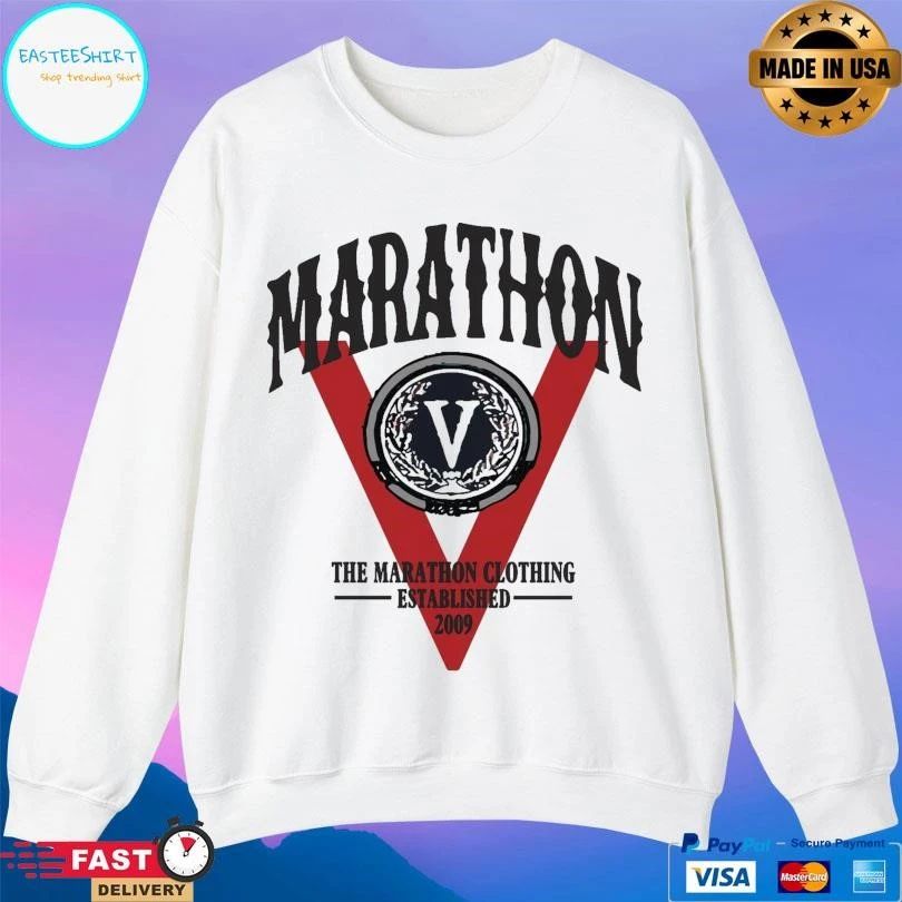 Marathon Vintage Victory V The Marathon Clothing Established 2009 T-shirts