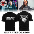 Stand With Minnesota Lynx Logo Two Sided T-Shirt