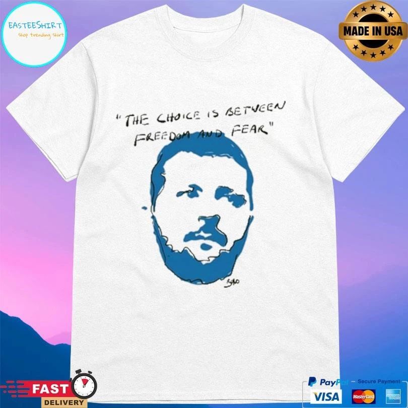 Zelenskyy The Choice Is Between Freedom And Fear T-shirts